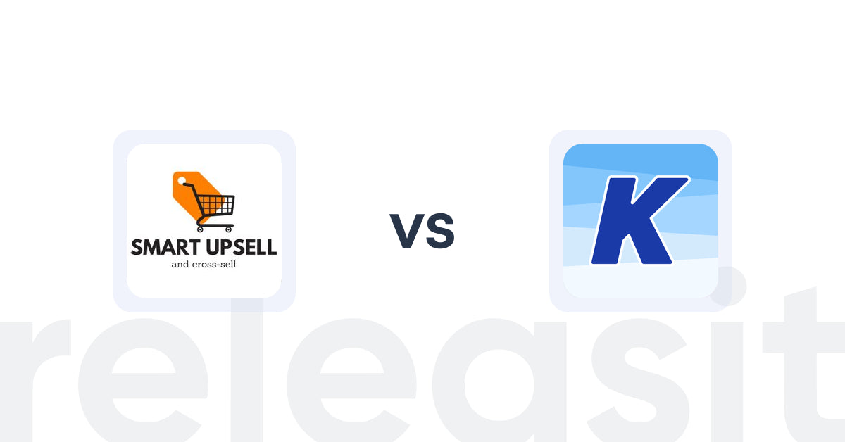 Shopify Upsell and Cross-sell Apps: Smart Upsell vs K: Cross Sell Related Products