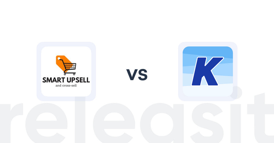 Shopify Upsell and Cross-sell Apps: Smart Upsell vs K: Cross Sell Related Products