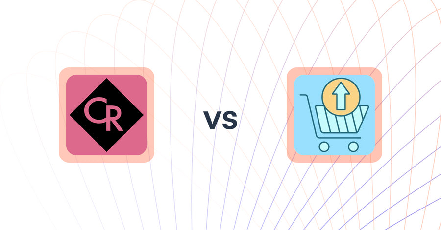 Shopify Upsell and Cross-sell Apps: CV Recommend vs. Upsell Maxx