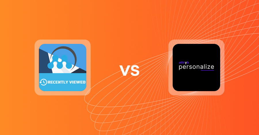 Shopify Upsell and Cross-sell Apps: MeroxIO Recent Viewed Products vs Attryb Personalize