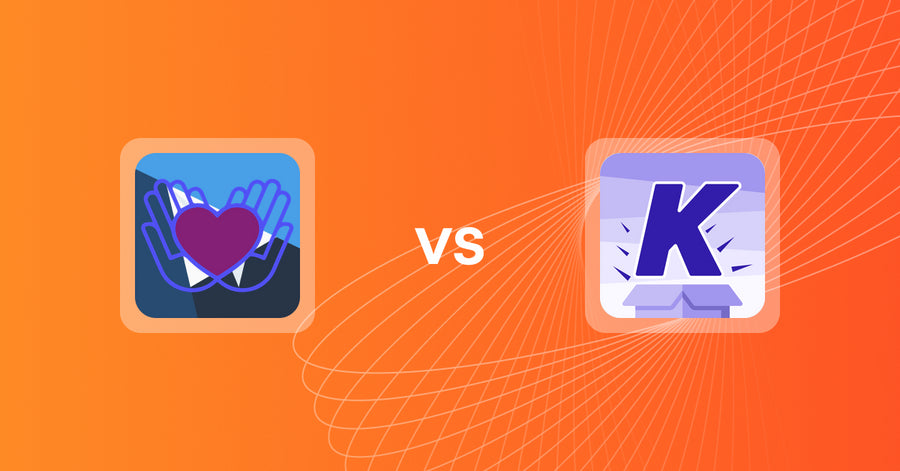Shopify Upsell and Cross-sell Apps: DonateMate for Donations vs K: Combo Bundle Builder & Kits