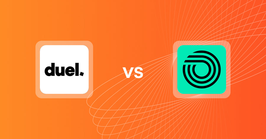 Shopify Upsell and Cross-Sell Apps: Duel | Referrals & Affiliates vs Okendo: Product Reviews & UGC