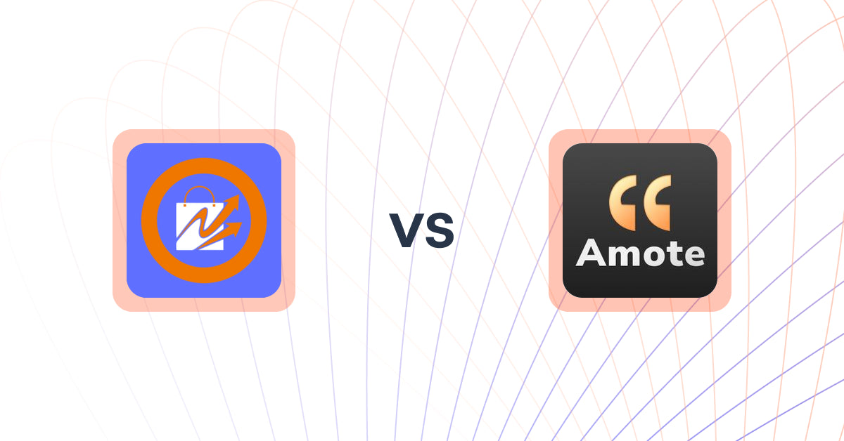 Shopify Upsell and Cross-sell Apps: Bagify ‑ Upsell & Cross sell vs Amote: Cart Upsell Cart Drawer