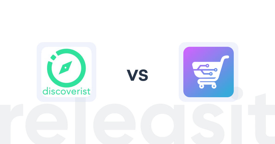 Shopify Upsell and Cross-sell Apps: Discoverist AI Recommendations vs AI Cart & Upsell