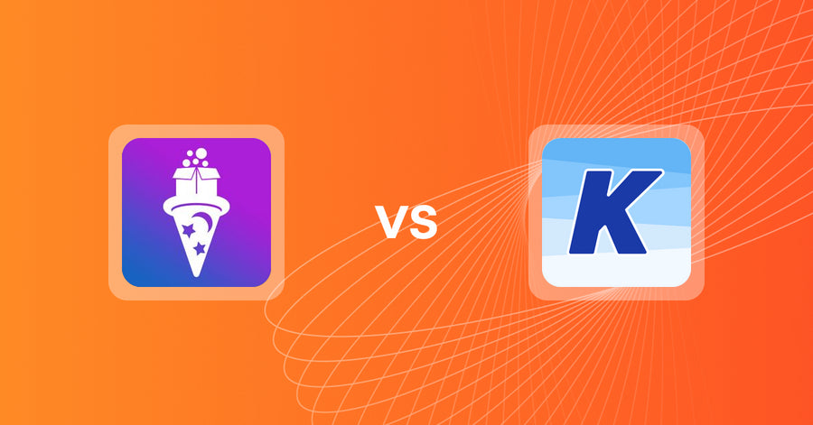 Shopify Upsell and Cross-sell Apps: Upsell Wizard | AI Magic vs K: Cross Sell Related Products