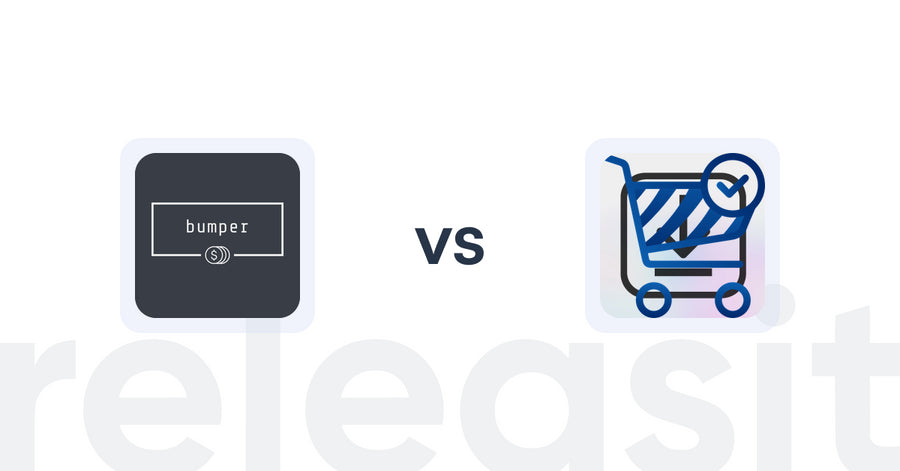 Shopify Upsell and Cross-sell Apps: bumper vs VTN Checkout Plus