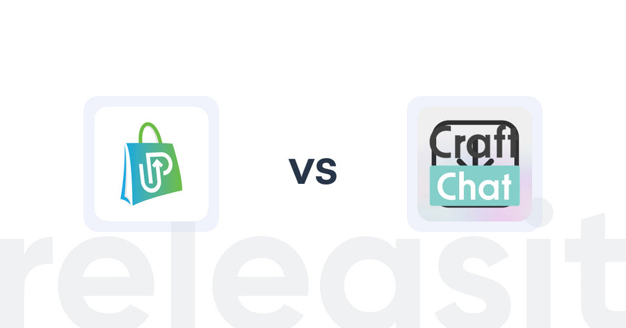 Shopify Upsell and Cross-Sell Apps: HypeUp ‑ Post Purchase Upsell vs CraftChat:Convert Chat to Sale