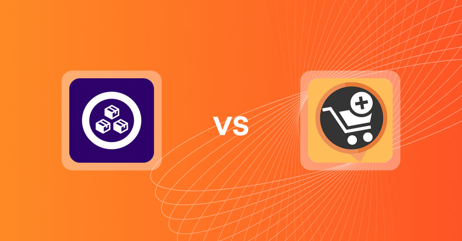 Shopify Upsell and Cross-sell Apps: MCE: Product Addons & Bundles vs. Upsell & Cross sell ‑ Appsell