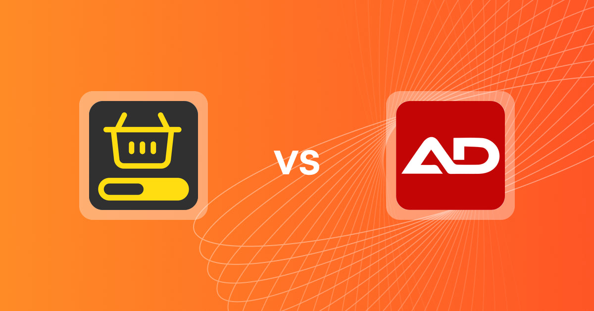 Shopify Upsell and Cross-sell Apps: MVR Free Shipping Bar & Upsell vs Product Bundle & Discount AOD