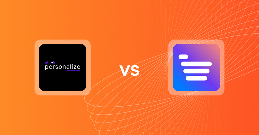 Shopify Upsell and Cross-Sell Apps: Attryb Personalize vs. Uprate.AI: Sales Chatbot