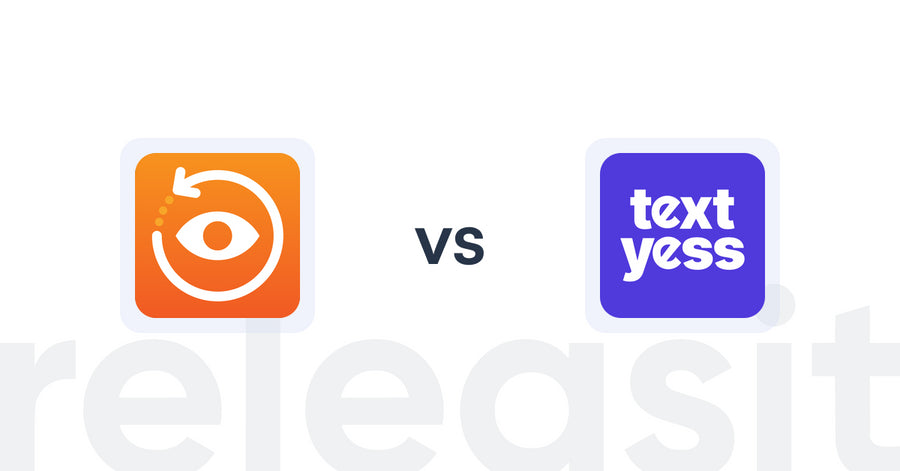 Shopify Upsell and Cross-sell Apps: SH • Viewed Products Assistant vs TextYess: AI WhatsApp Chatbot