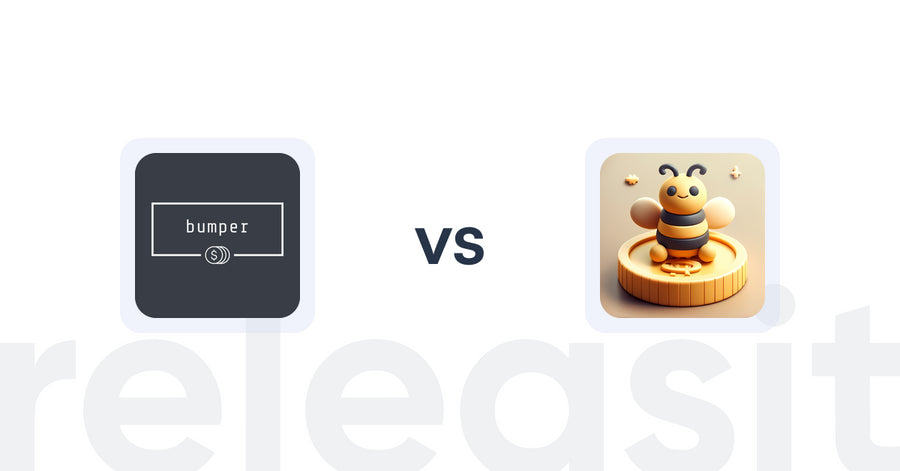 Shopify Upsell and Cross-sell Apps: bumper vs FeeBee ‑ Fees and Deposits