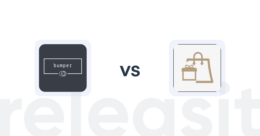 Shopify Upsell and Cross-Sell Apps: bumper vs PROXATION ‑ Freebie Upsell