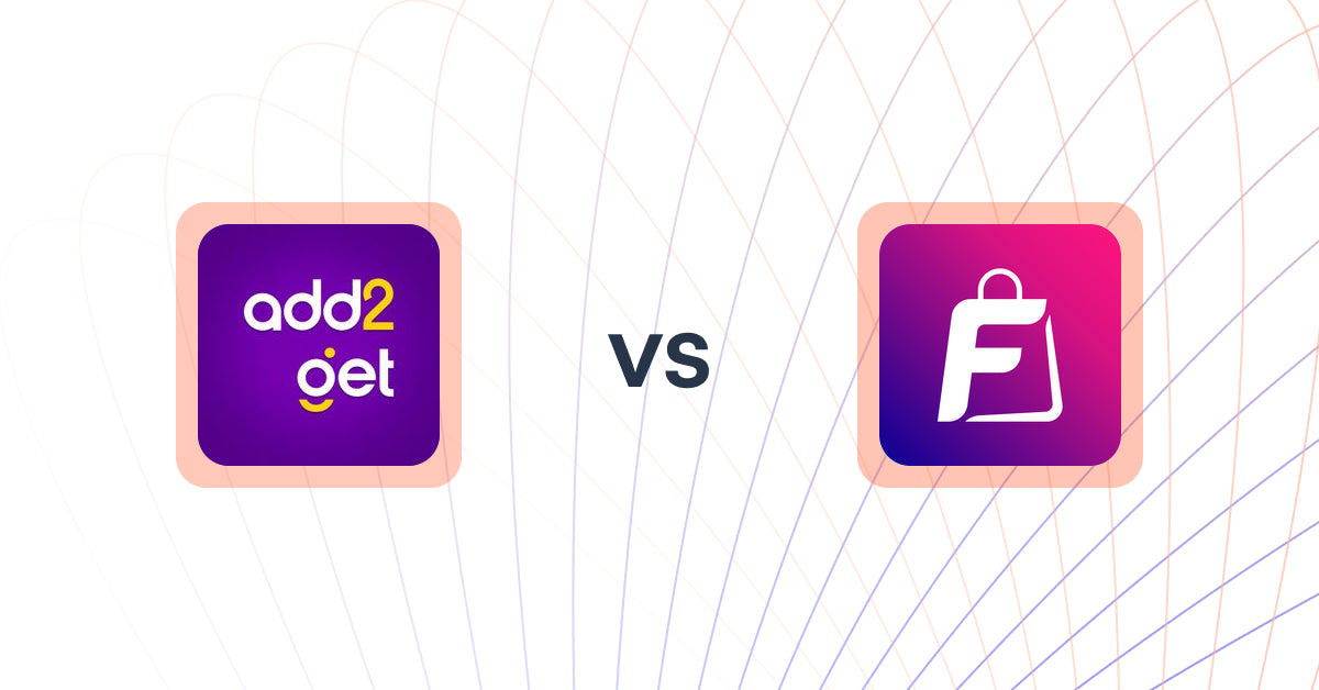 Shopify Upsell and Cross-Sell Apps: Add2Get | Product Add-ons vs FT: Frequently Bought Together