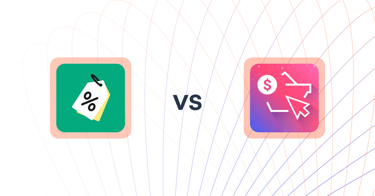 Shopify Upsell and Cross-sell Apps: Discounty: Bulk Discount Sales vs Sticky Add To Cart Booster Pro