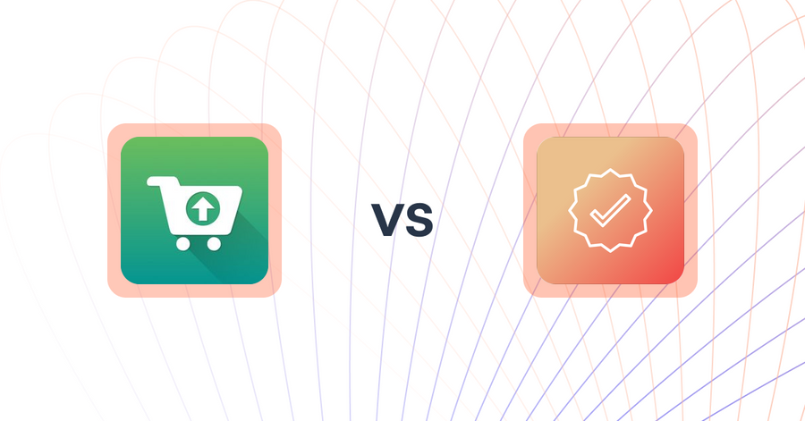 Shopify Upsell and Cross-Sell Apps: Smart Suggest Pro by Essenify vs. Mega Verified Product Badges