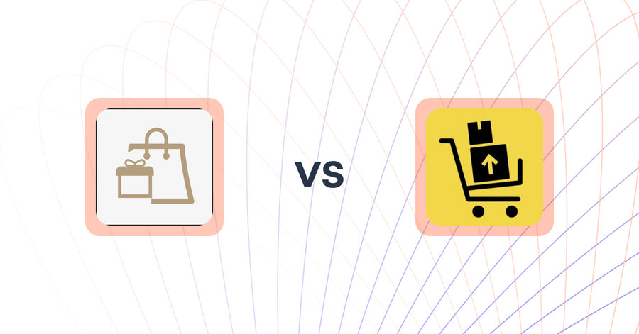 Shopify Upsell and Cross-sell Apps: PROXATION ‑ Freebie Upsell vs UpsellFly:Checkout Upsells