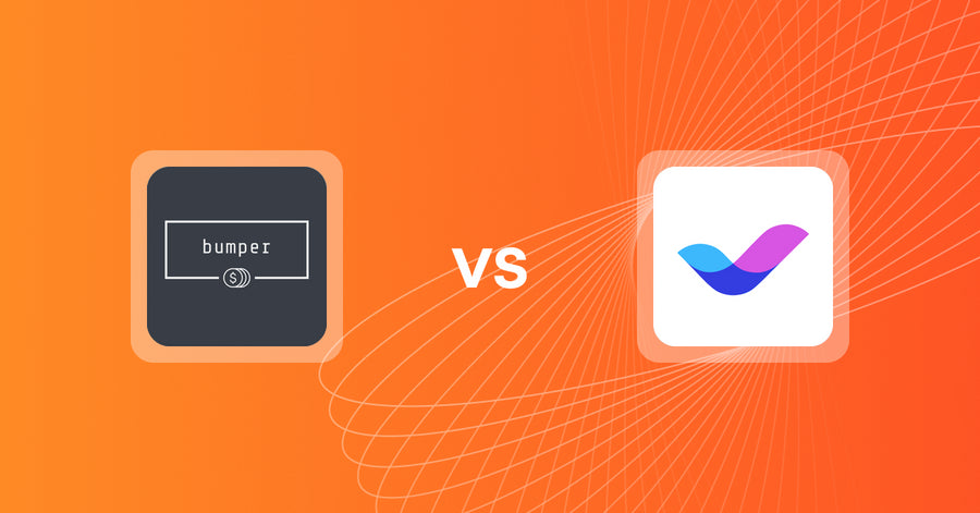 Shopify Upsell and Cross-Sell Apps: bumper vs Veda Landing Page Builder