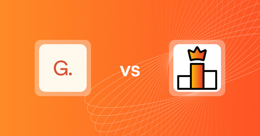 Shopify Upsell and Cross-Sell Apps: Goodsize vs Rank King: Best Seller Ranking