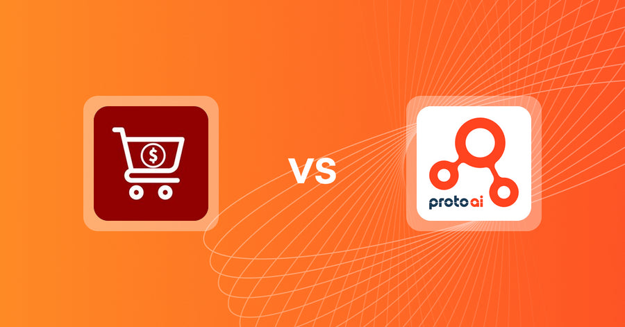 Shopify Upsell and Cross-sell Apps: Cross Sell Upsell Master C1G vs. Proto AI Commerce