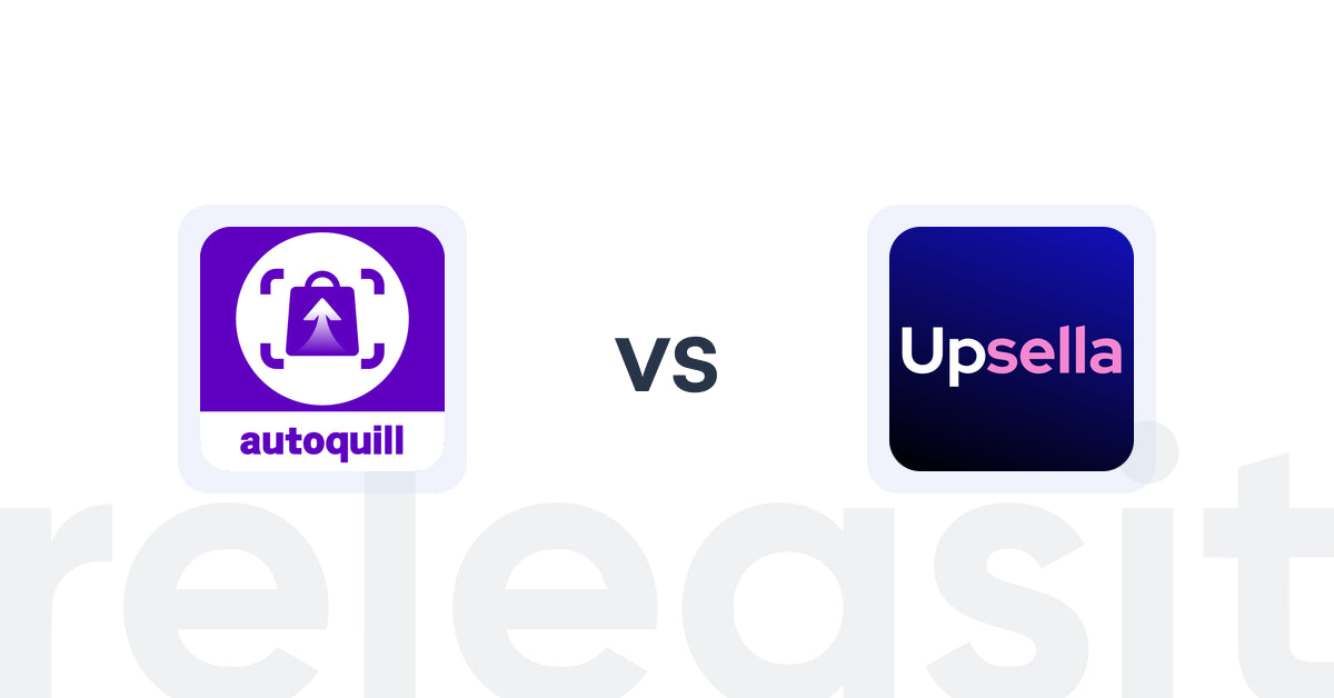 Shopify Upsell and Cross-sell Apps: AI agent Upsell ‑ autoquill vs Upsella