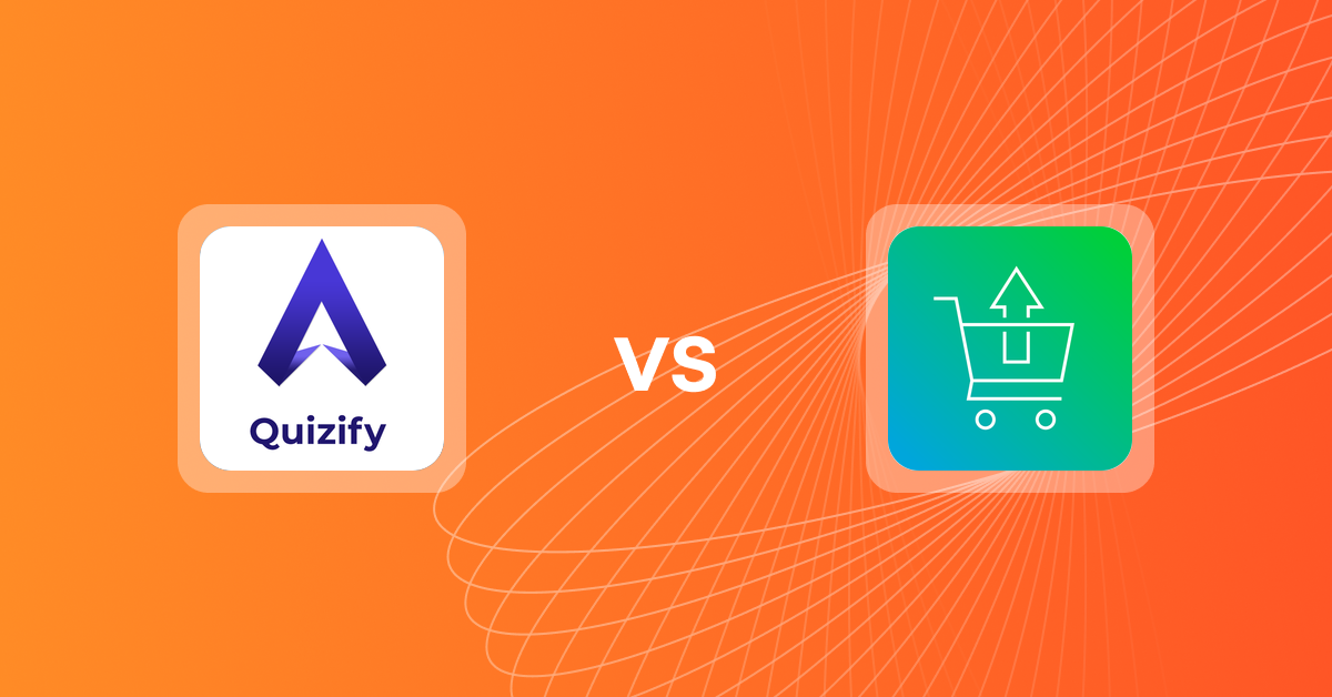 Shopify Upsell and Cross-sell Apps: Quizify ‑ Product Quiz Builder vs. Cart Convert Upsell Cross sell