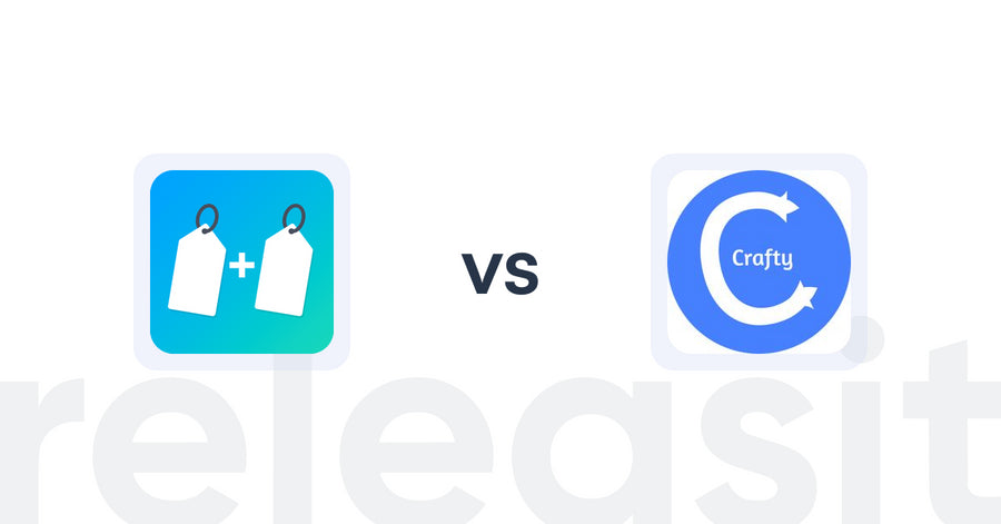 Shopify Upsell and Cross-sell Apps: Product Bundles by BSF vs Product Recommendations‑Crafty