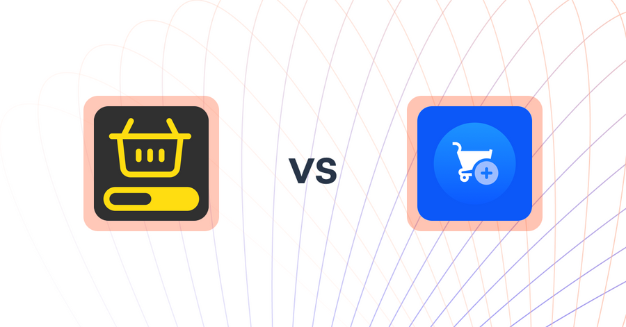 Shopify Upsell and Cross-sell Apps: MVR Free Shipping Bar & Upsell vs Wizy Product Recommendation