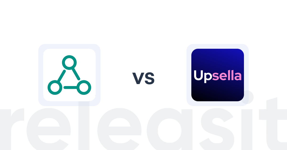 Shopify Upsell and Cross-sell Apps: EM Related Products vs. Upsella