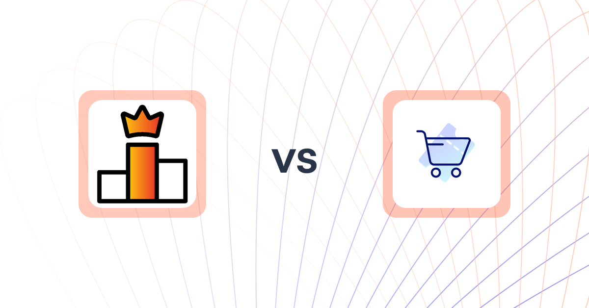 Shopify Upsell and Cross-sell Apps: Rank King: Best Seller Ranking vs Mave Thank You Page