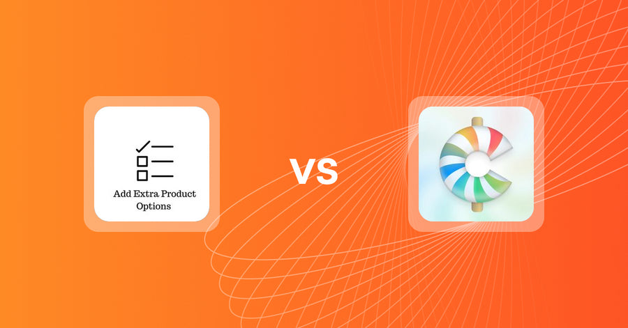 Shopify Upsell and Cross-sell Apps: Upsell | Extra Product Add-ons vs. CartCandy ‑ Upsell & Drawer