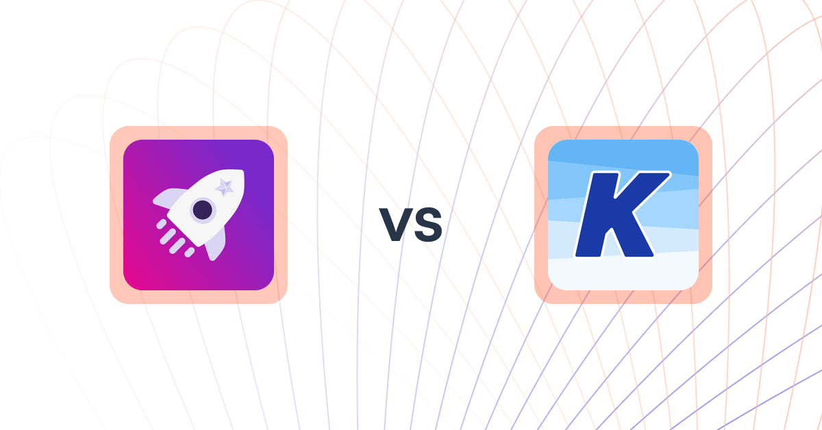 Shopify Upsell and Cross-sell Apps: AOV Booster ‑ Bundles & Upsell vs K: Cross Sell Related Products