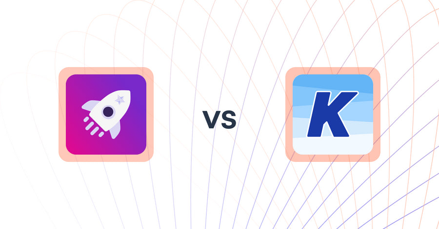 Shopify Upsell and Cross-sell Apps: AOV Booster ‑ Bundles & Upsell vs K: Cross Sell Related Products