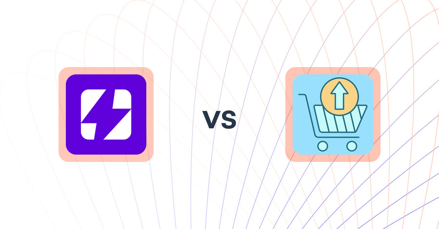 Shopify Upsell and Cross-Sell Apps: Boost: Free Shipping Banner vs Upsell Maxx