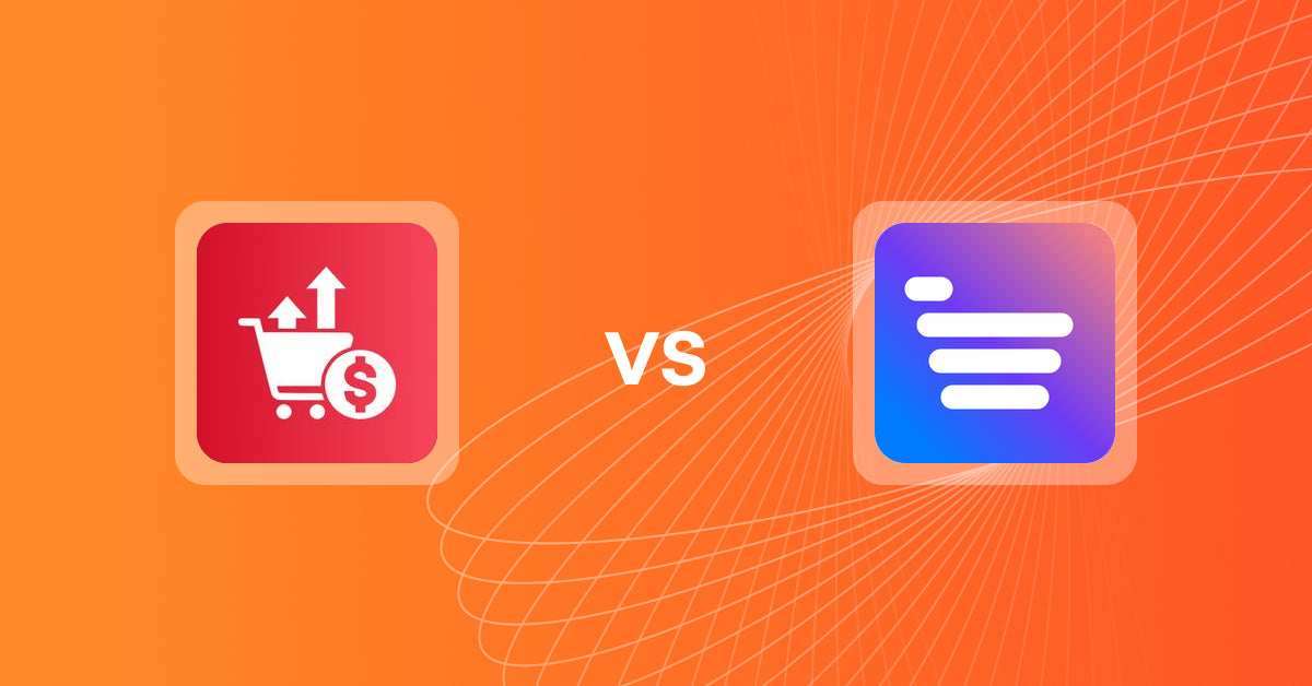 Shopify Upsell and Cross-sell Apps: Dynamic Checkout Upsell vs Uprate.AI: Sales Chatbot