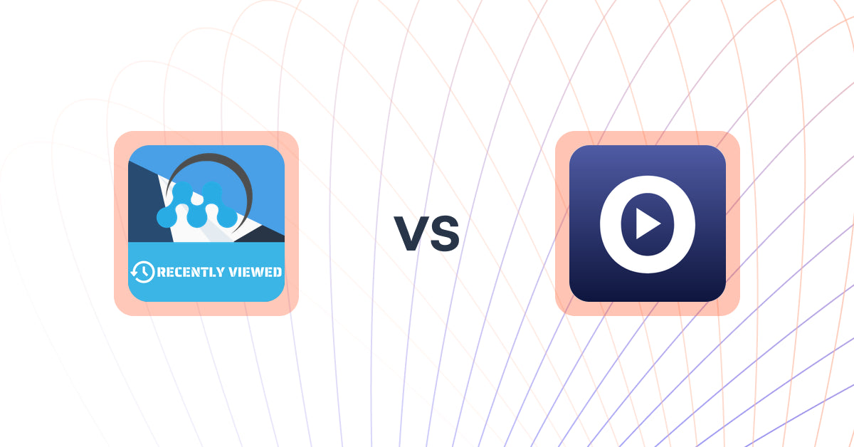 Shopify Upsell and Cross-sell Apps: MeroxIO Recent Viewed Products vs. Vydio: Video Based Upsells