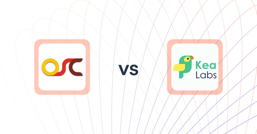 Shopify Upsell and Cross-sell Apps: OSCP Upsell & Cross Sell vs Kea Labs: Smart Search