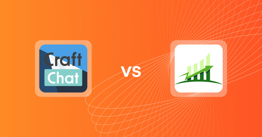 Shopify Upsell and Cross-sell Apps: CraftChat:Convert Chat to Sale vs. PeecAI: AI Recommend Engine