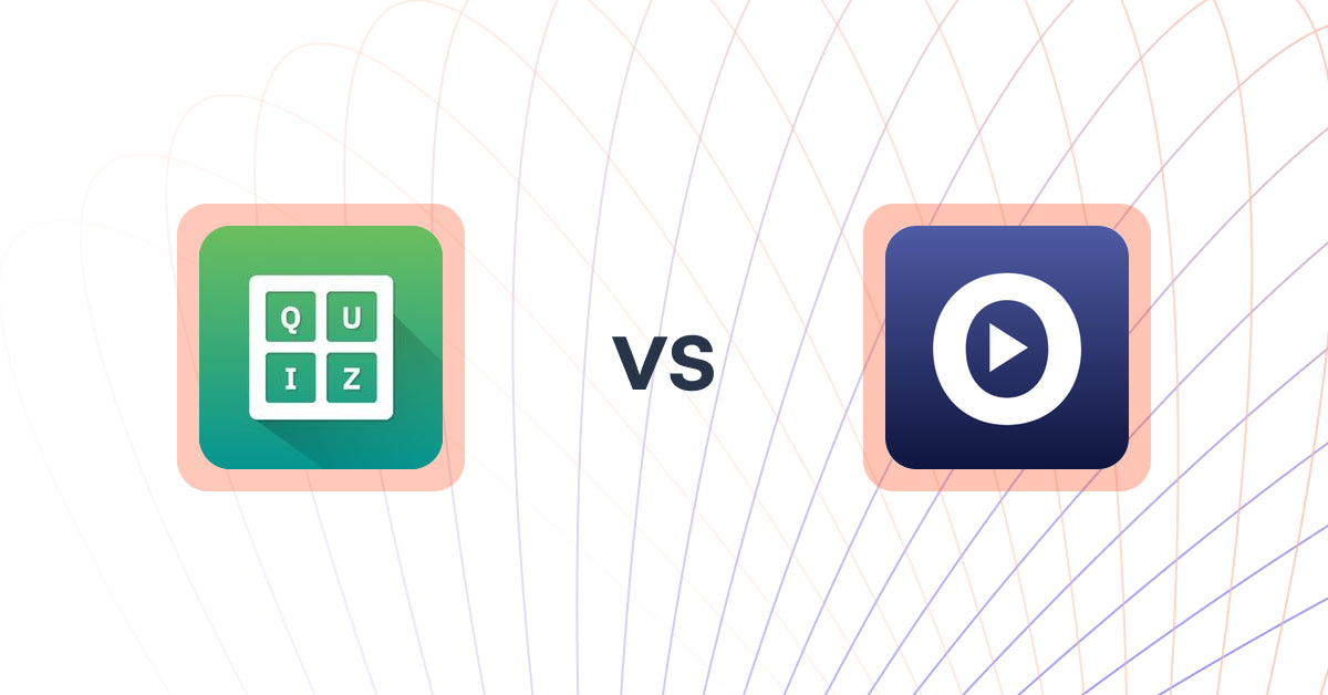 Shopify Upsell and Cross-sell Apps: Quiz Buddy ‑ Product Quiz vs Vydio: Video Based Upsells