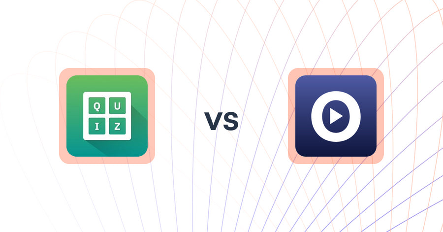Shopify Upsell and Cross-sell Apps: Quiz Buddy ‑ Product Quiz vs Vydio: Video Based Upsells