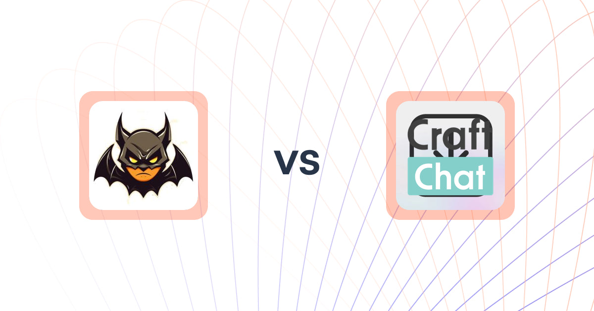 Shopify Upsell and Cross-Sell Apps: Frequently Bought Together Bat vs CraftChat:Convert Chat to Sale