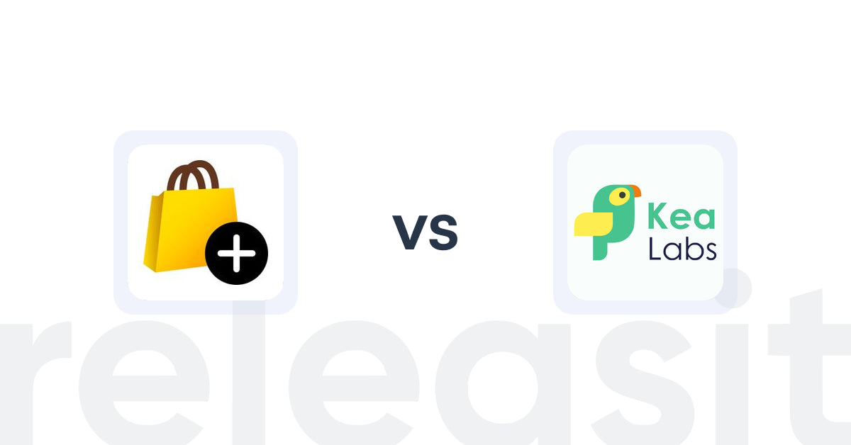 Shopify Upsell and Cross-sell Apps: あとプラ：チェックアウト拡張 & サンクスページ最適化 vs Kea Labs: Recommendations