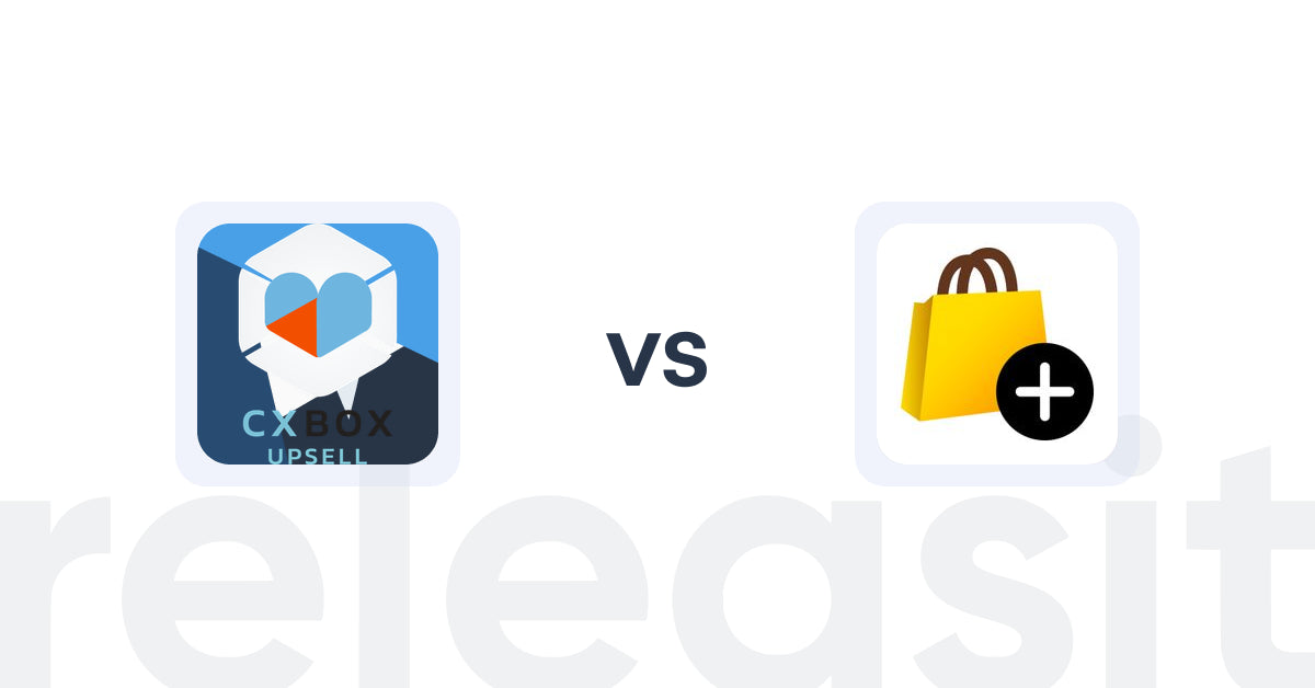 Shopify Upsell and Cross-Sell Apps: CXBOX vs. あとプラ：チェックアウト拡張 & サンクスページ最適化