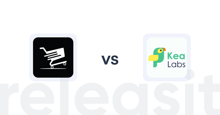 Shopify Upsell and Cross-sell Apps: CartFly – Quick Upsell Drawer vs Kea Labs: Recommendations