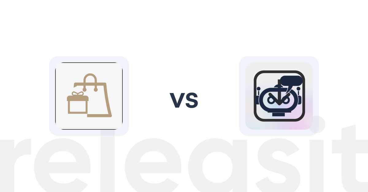 Shopify Upsell and Cross-sell Apps: PROXATION ‑ Freebie Upsell vs RevoChat: AI Sales Chatbot