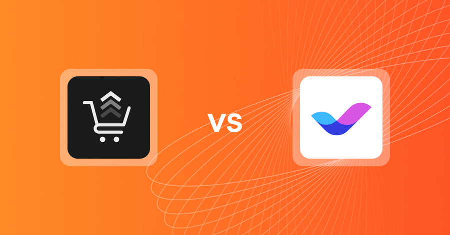 Shopify Upsell and Cross-Sell Apps: SP: Free Gifts with Purchase vs. Veda Landing Page Builder