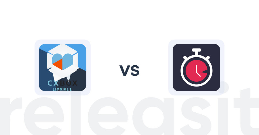 Shopify Upsell and Cross-sell Apps: CXBOX vs. Invints Shipping, Bars, Upsell