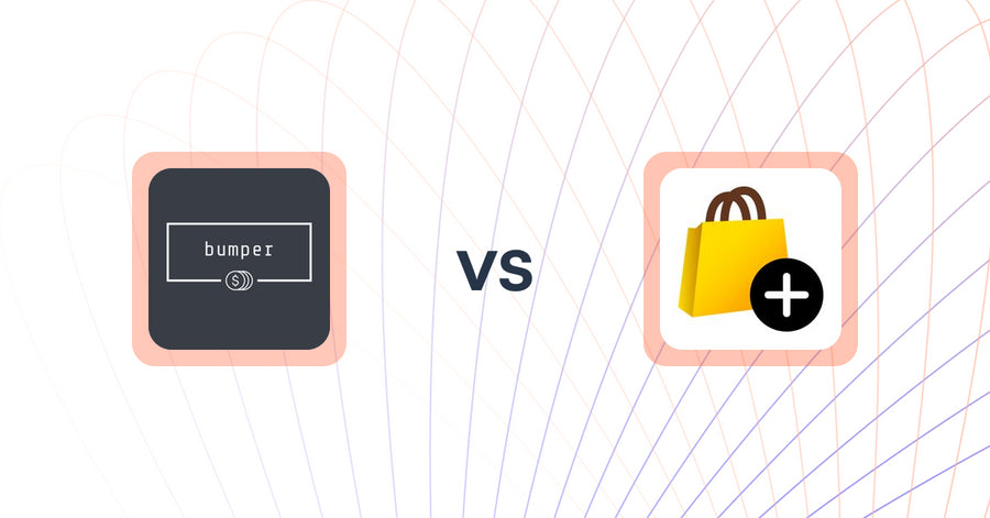 Shopify Upsell and Cross-sell Apps: bumper vs あとプラ：チェックアウト拡張 & サンクスページ最適化