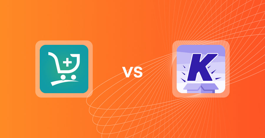 Shopify Upsell and Cross-sell Apps: Qe: Frequently Bought Together vs K: Combo Bundle Builder & Kits