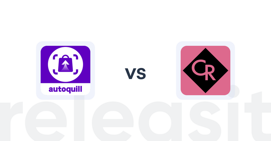 Shopify Upsell and Cross-sell Apps: AI agent Upsell ‑ autoquill vs CV Recommend